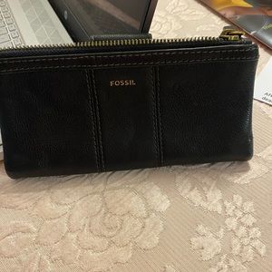 Fossil leather wallet